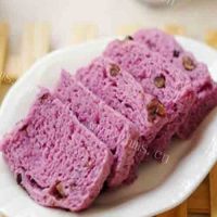 润滑的紫薯发糕