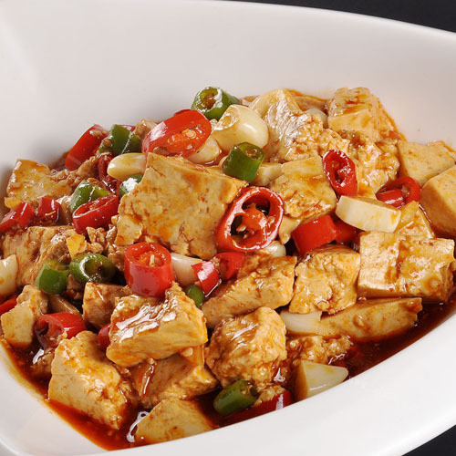 色香味具全的肉末烧豆腐