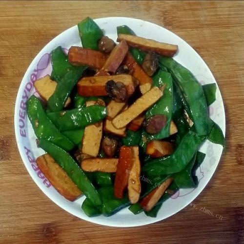 味道不错的炒扁豆