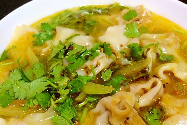 美味的瓜皮养颜小馄饨-冬季暖身