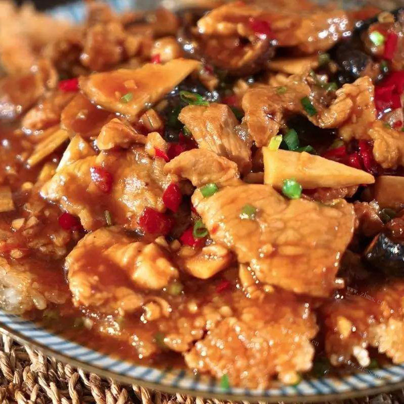 家庭版锅巴肉片的做法