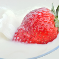 口感好的牛奶草莓