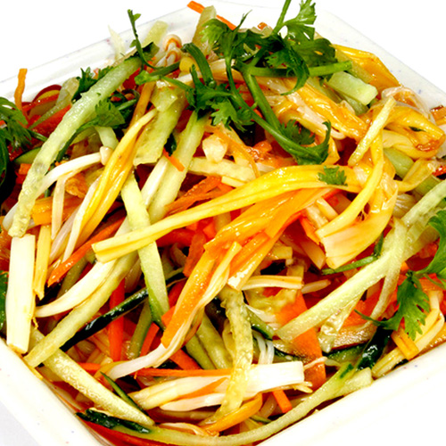 金针菇拌黄瓜