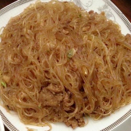 自制肉末粉丝