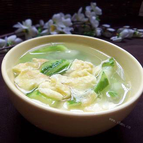 色味俱佳的丝瓜鸡蛋汤
