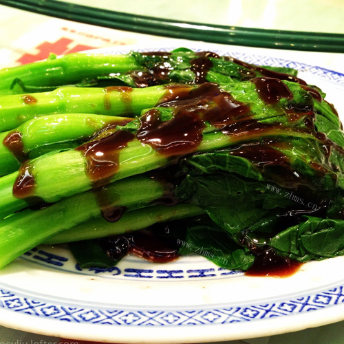 好味的蚝油菜心