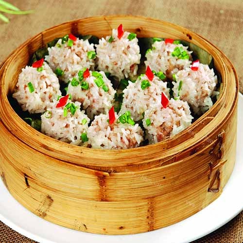 饱满的珍珠丸子