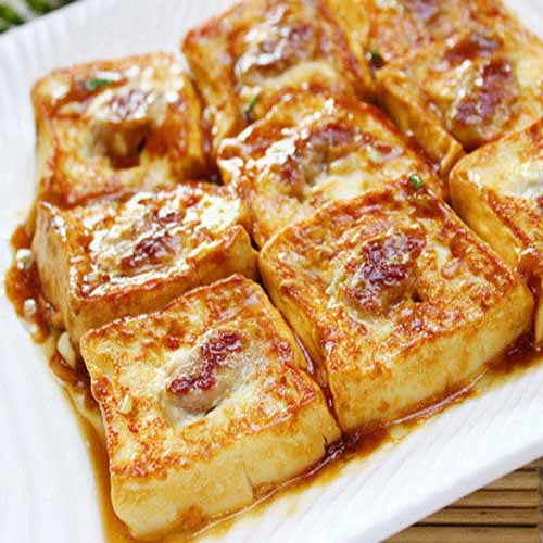 「自创」客家酿豆腐