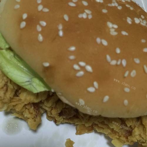 鸡腿香辣鸡腿堡 