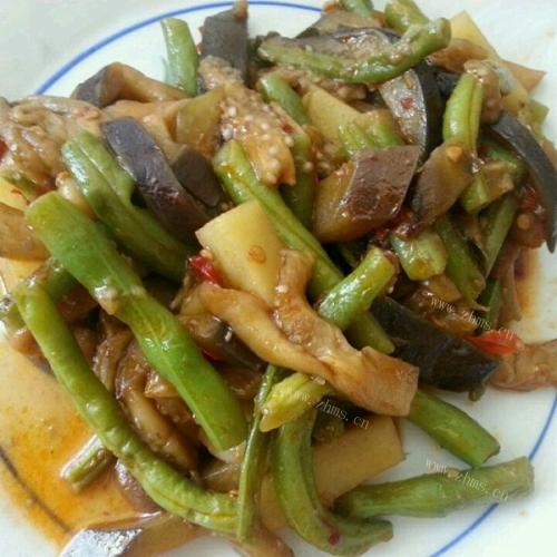 最爱的茄子烧豆角