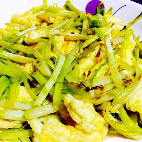 家常菜韭菜炒鸡蛋