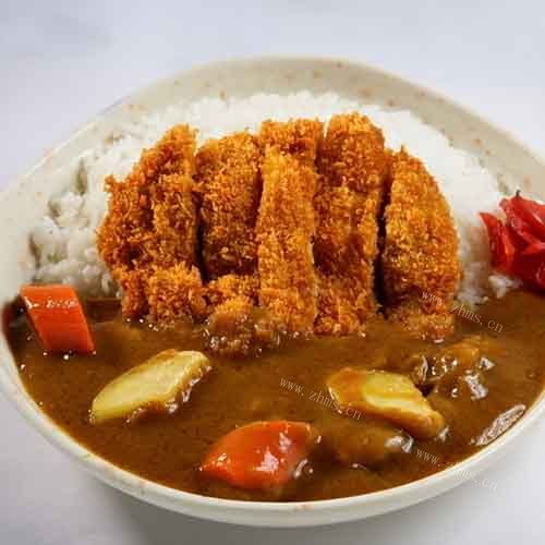 好吃的黄金咖喱猪扒饭