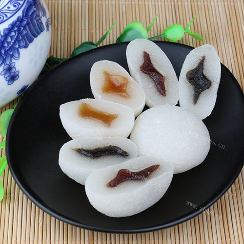 美味的干吃汤圆