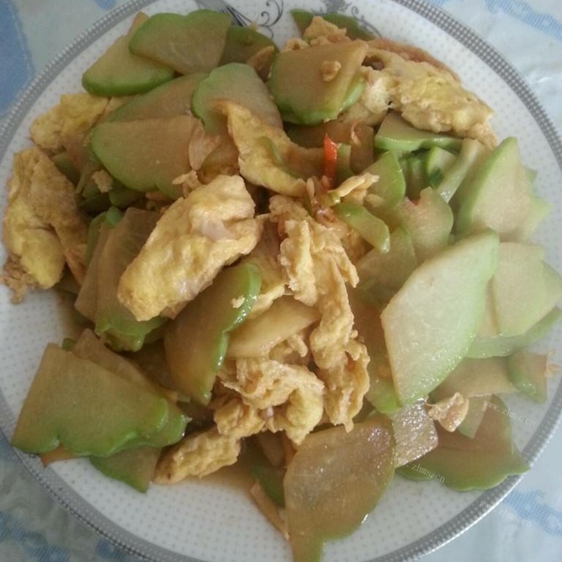 佛手瓜炒鸡蛋