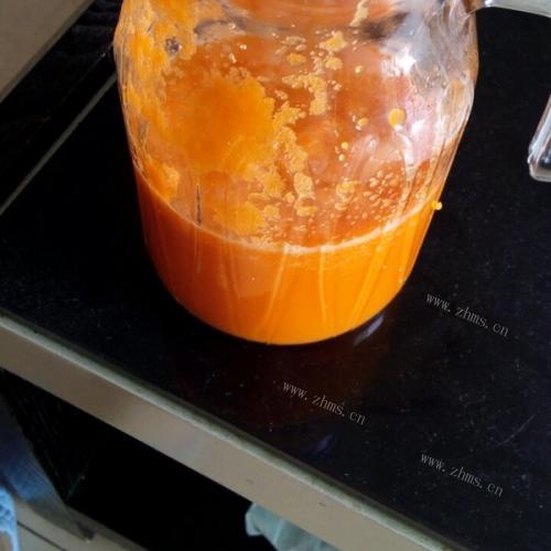 营养的玉米胡萝卜汁