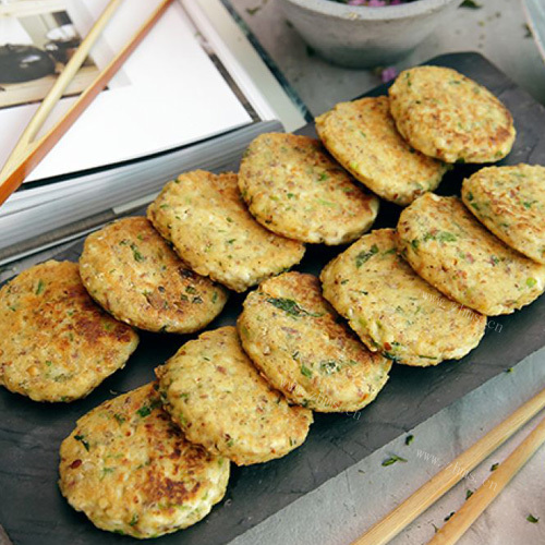 香脆豆腐渣饼