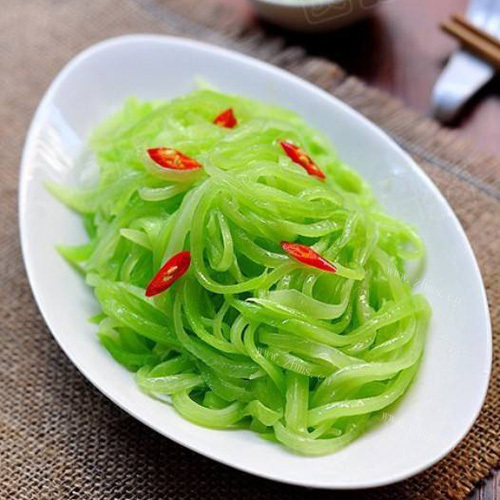 家常菜清炒莴苣