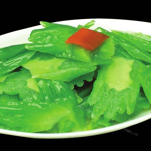「自创」清炒苦瓜