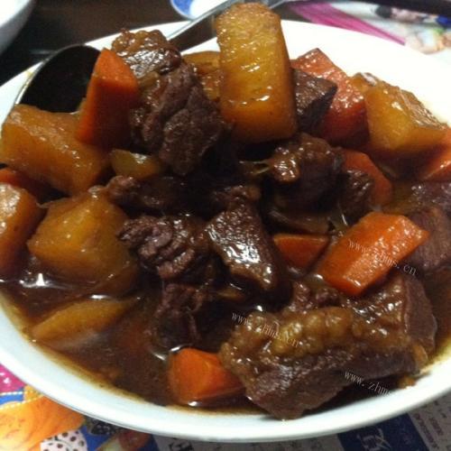 颜值高的红烧牛肉