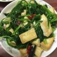 菠菜拌干豆腐丝