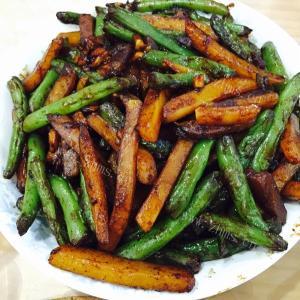 味道不错的刀豆炒土豆
