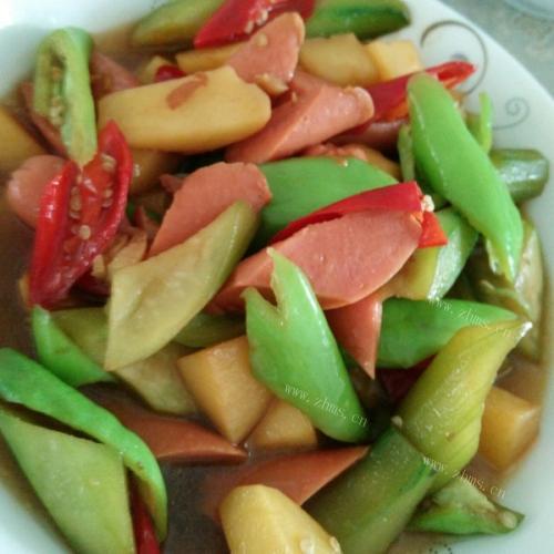 美美厨房之炒丝瓜