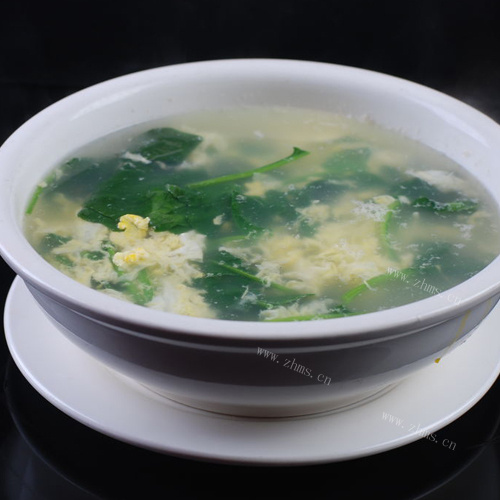 羊肝菠菜鸡蛋汤的做法