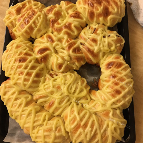 自己做的花样面包