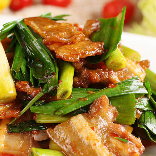 家常菜青椒肉片