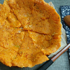 美味的韩国泡菜饼