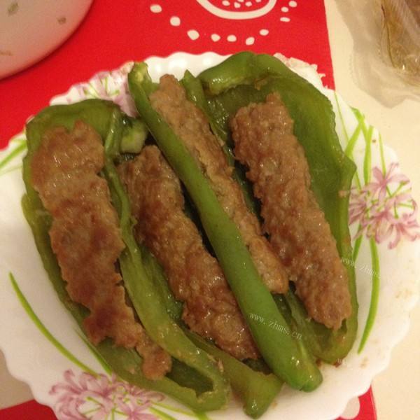 虎皮尖椒酿肉