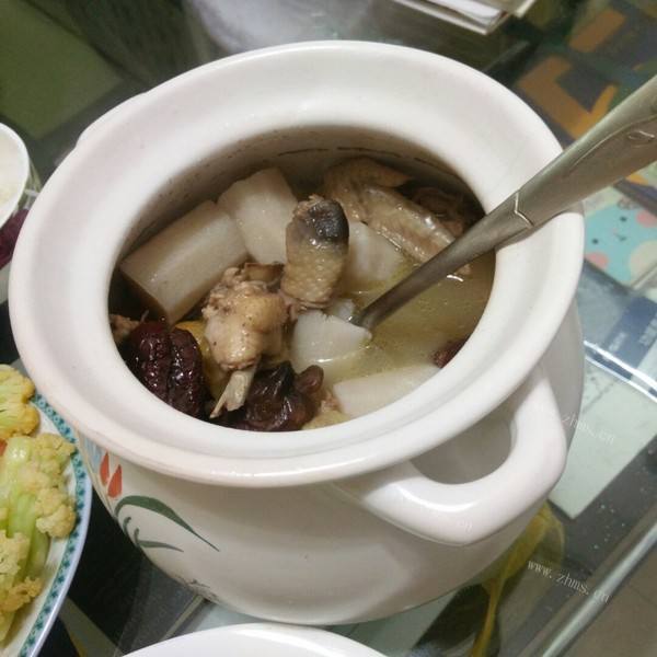 美味山药炖鸡