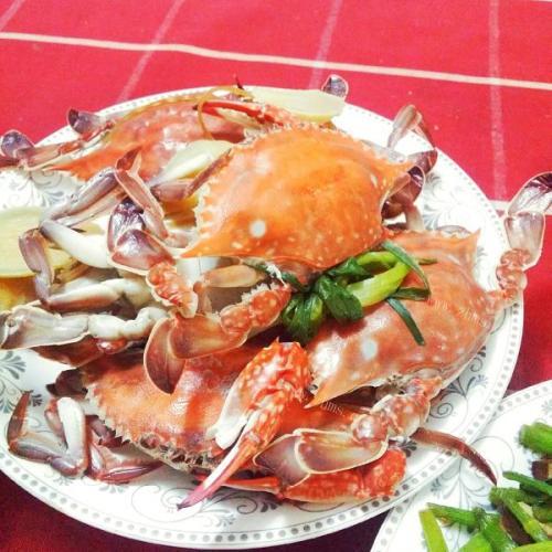 美味的面拖梭子蟹