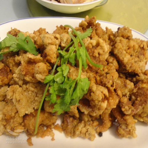香喷喷的干炸肉