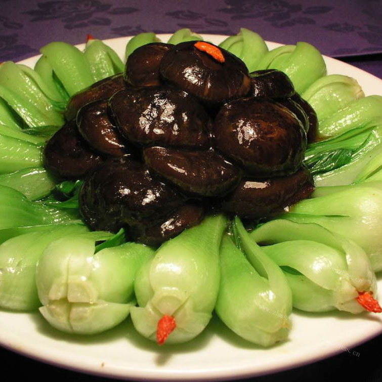 简单的香菇油菜