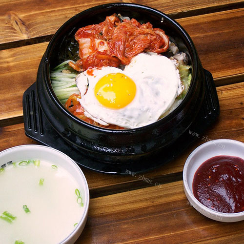 韩国石锅拌饭的做法