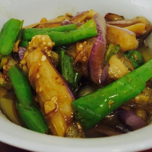 家常菜青椒茄子