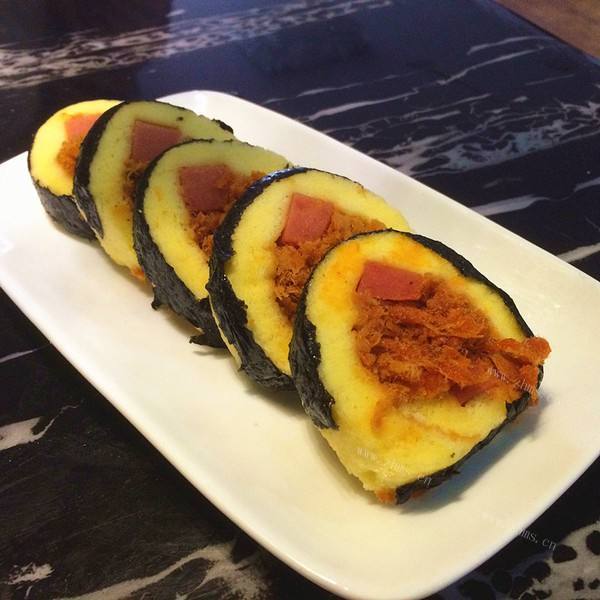 营养紫菜肉松蛋卷