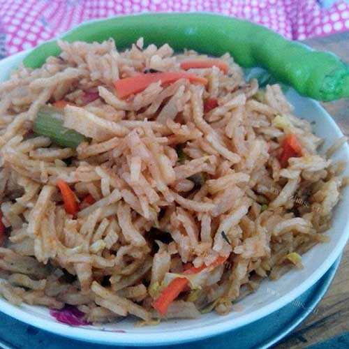 老北京洋白菜炒饼