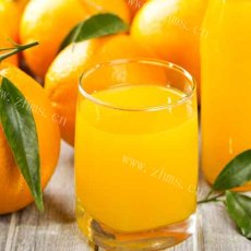 健康美味的橙汁