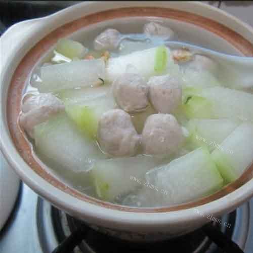 美味冬瓜牛肉丸子汤