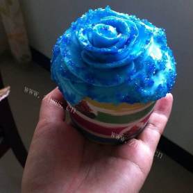 如何做蓝色妖姬翻糖蛋糕