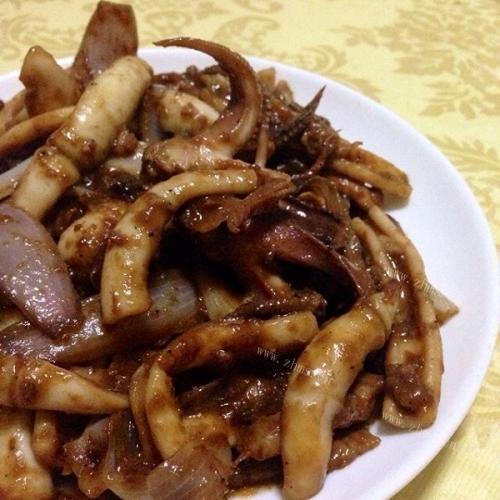 鲜香美味酱爆鱿鱼