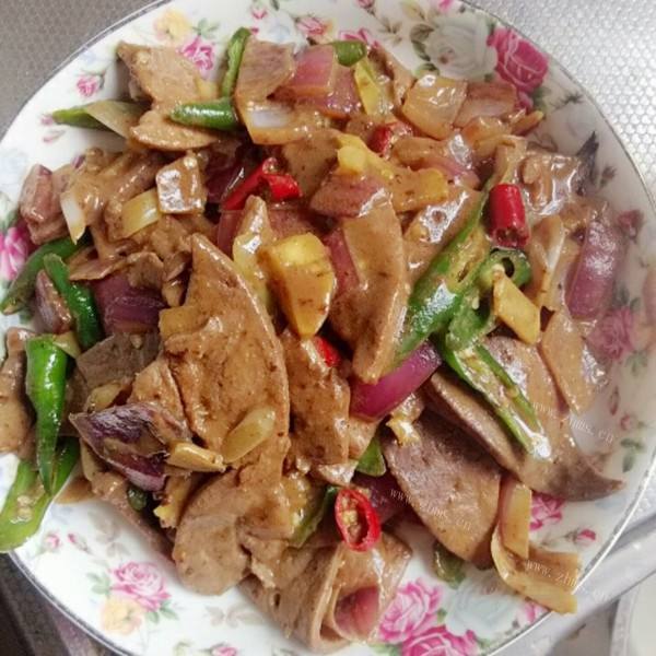 好吃的炒肝儿