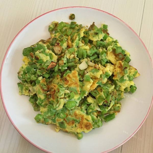 口齿留香的豆角炒鸡蛋