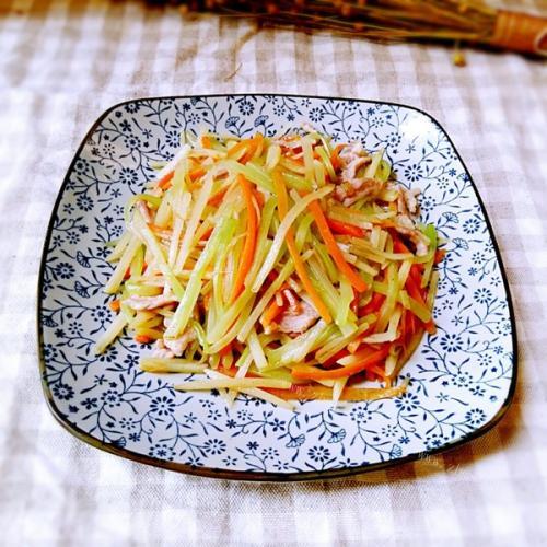色香味俱全的炒三丝