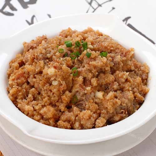 健康营养的粉蒸排骨