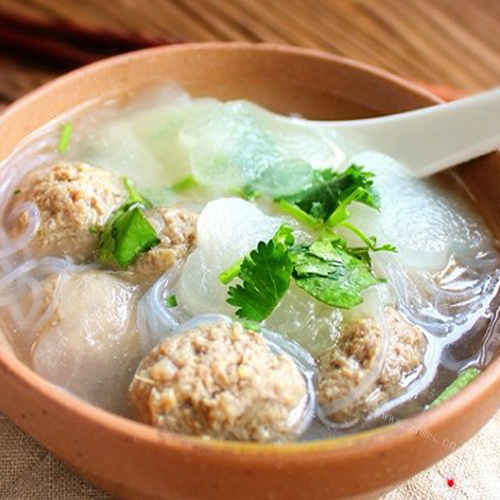 健康冬瓜羊肉丸子汤