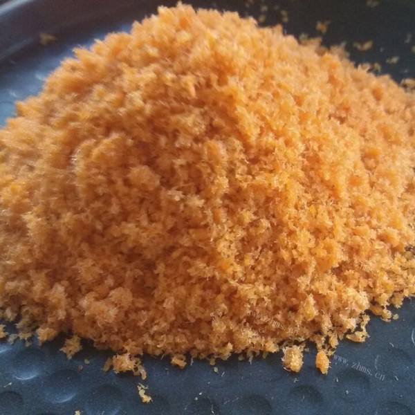 珍馐美味的三文鱼肉松