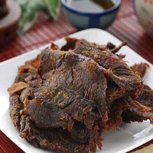 自己做的牛肉干